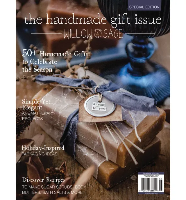 Stampington Handmade Gift Issue 2 blad gaveutgave DIY badeprodukter