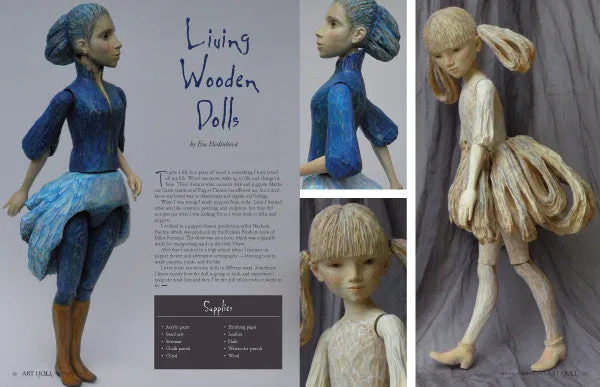 Stampington Art Doll Quarterly Spring 2016 blad digital dukker