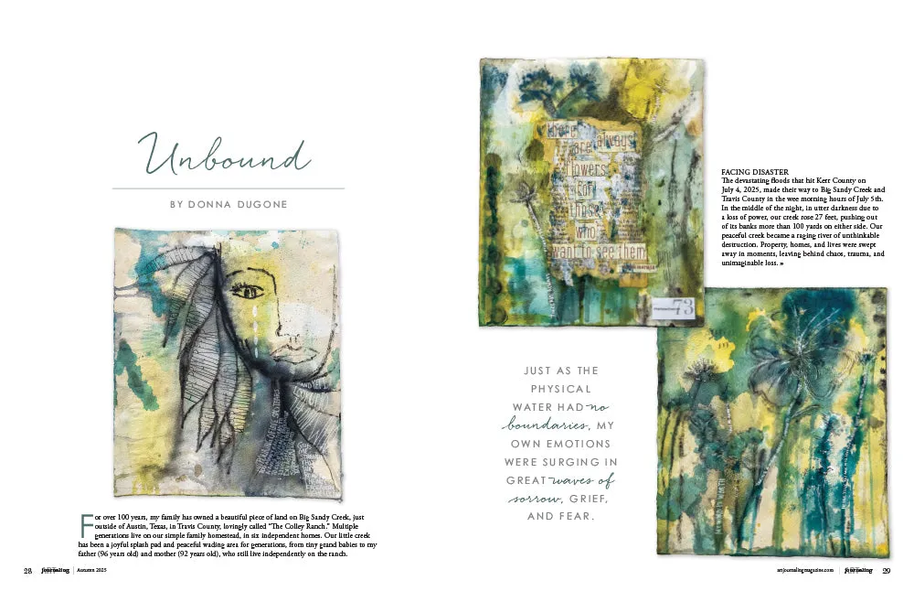 Stampington Art Journaling Winter 2026 blad PDF 144 sider