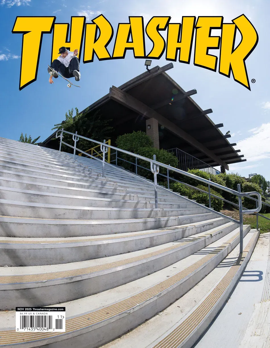 Thrasher Magazine november 2025 blad enkeltutgave