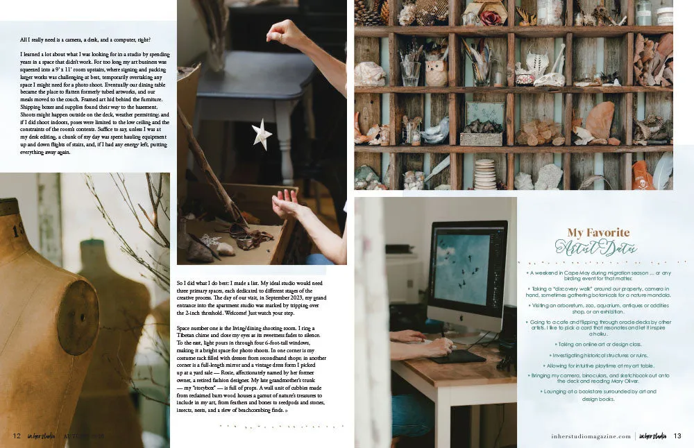 Stampington In Her Studio Autumn 2025 blad atelier 160s