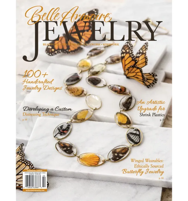 Stampington Belle Armoire Jewelry Summer 2022 blad smykker