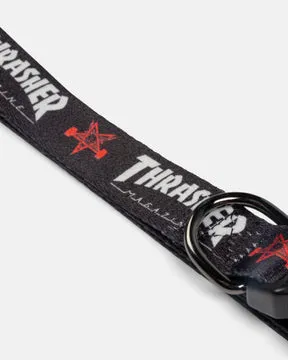 Thrasher Dog Collar hundehalsbånd svart