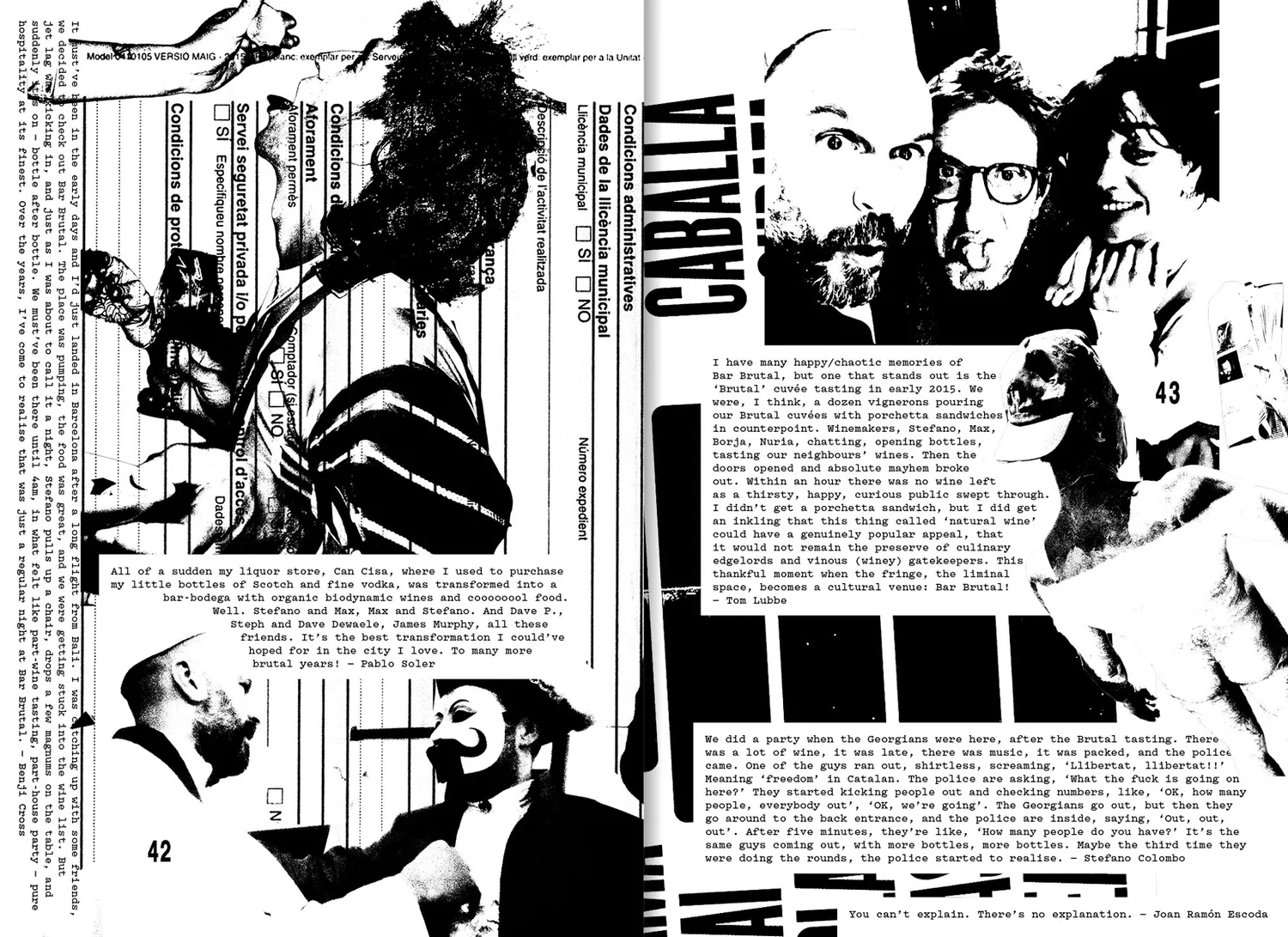 Apartamento Bar Brutal kokebok Revelations