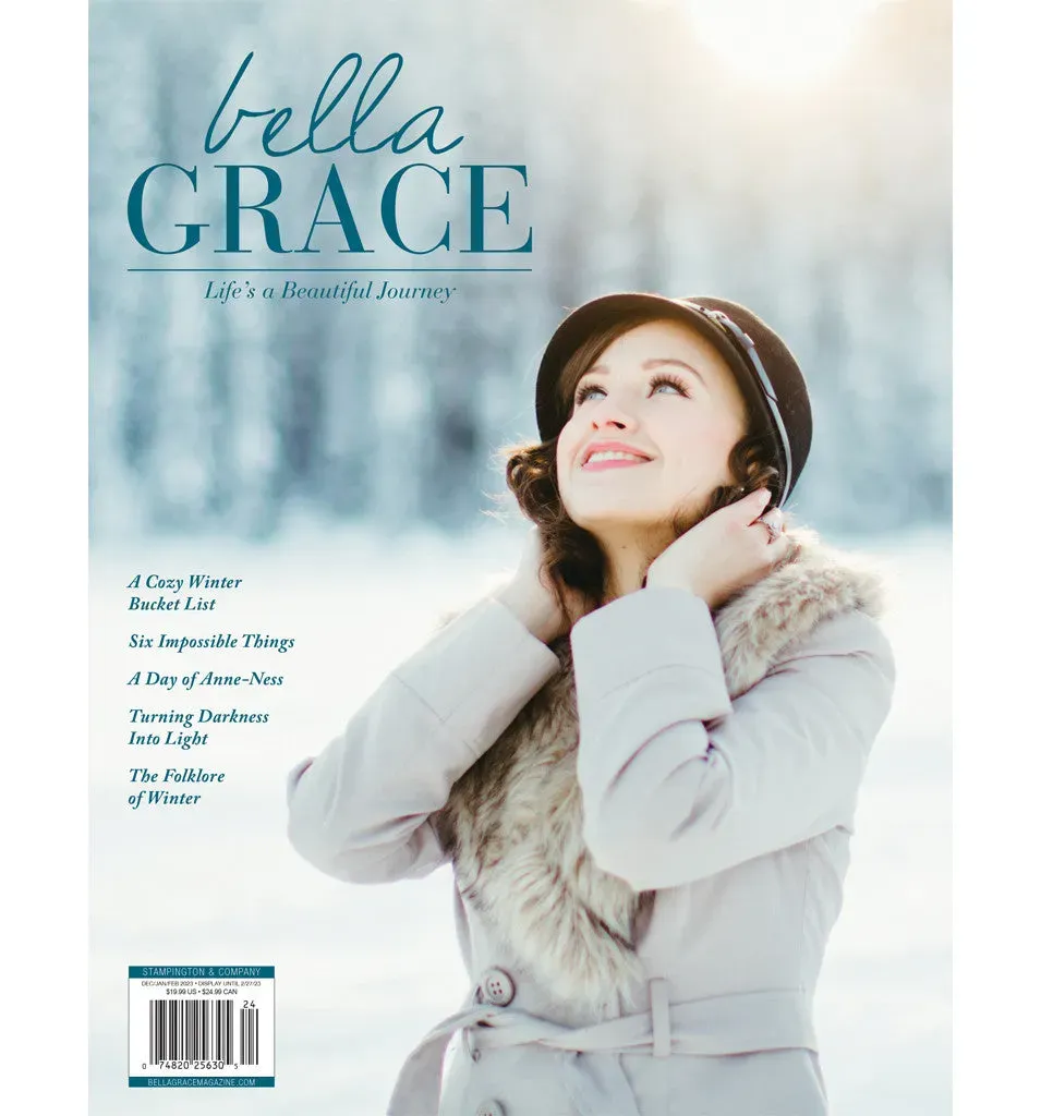 Stampington Bella Grace Issue 34 blad vinter inspirasjon