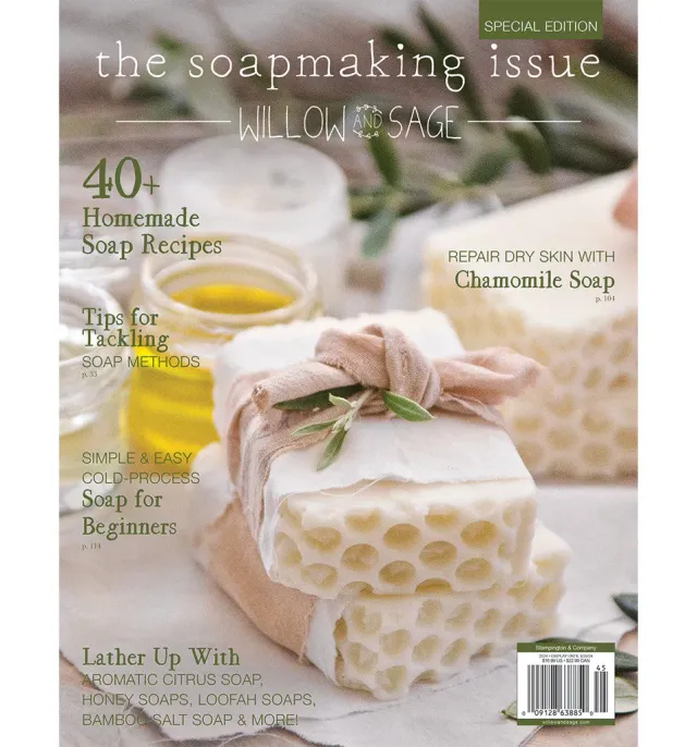 Stampington Willow and Sage Soapmaking Vol 1 blad såpelaging