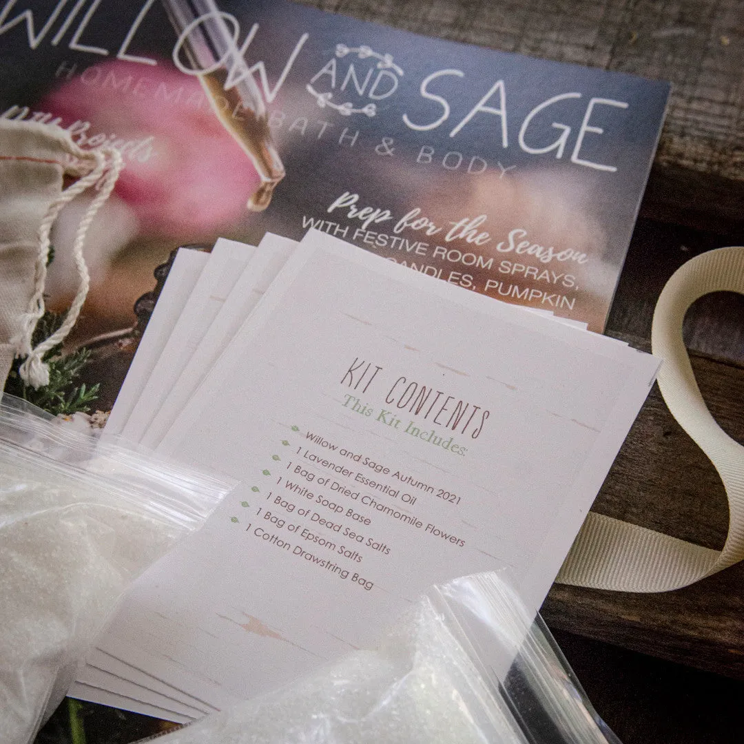 Stampington Willow and Sage Chamomile Lavender Starter Set diy-sett