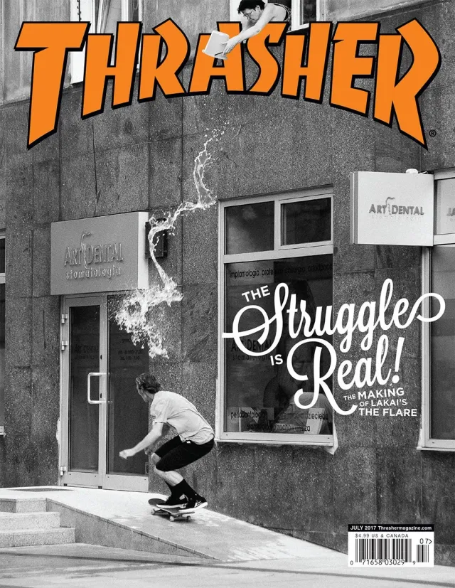 Thrasher Magazine blad juli 2017 Rick Howard