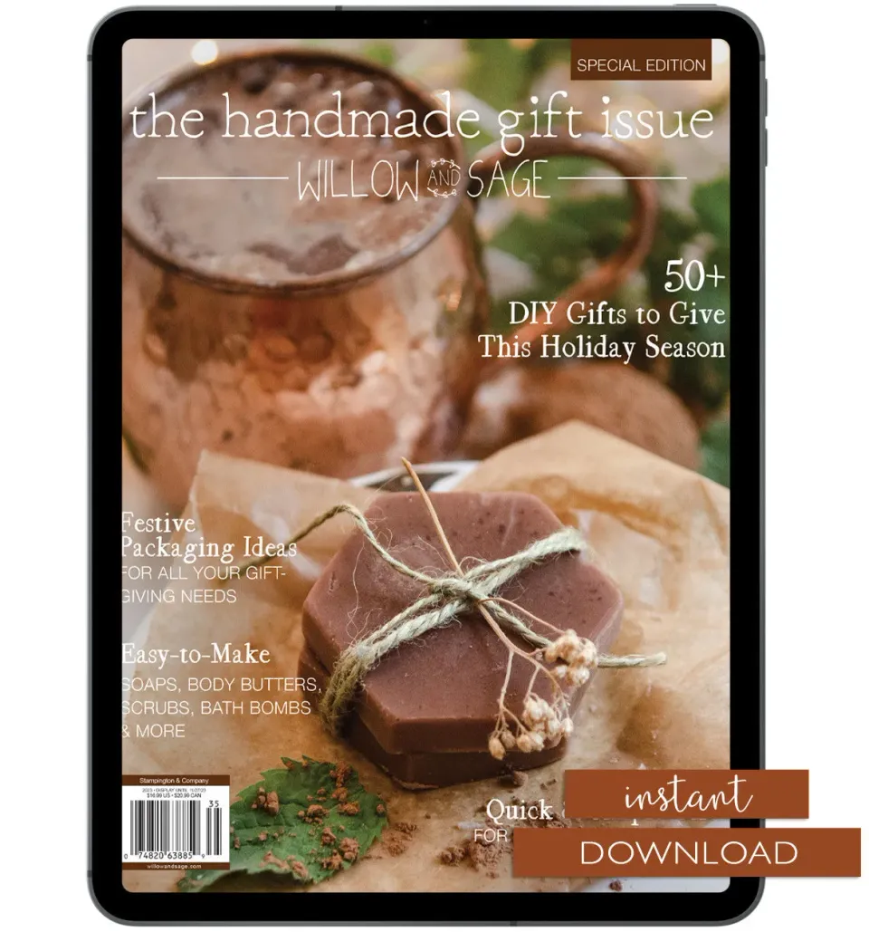 Stampington Willow and Sage Handmade Gift Issue e-blad gaveideer