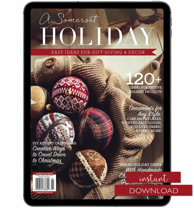 Stampington A Somerset Holiday 13 e-blad PDF-nedlasting jul