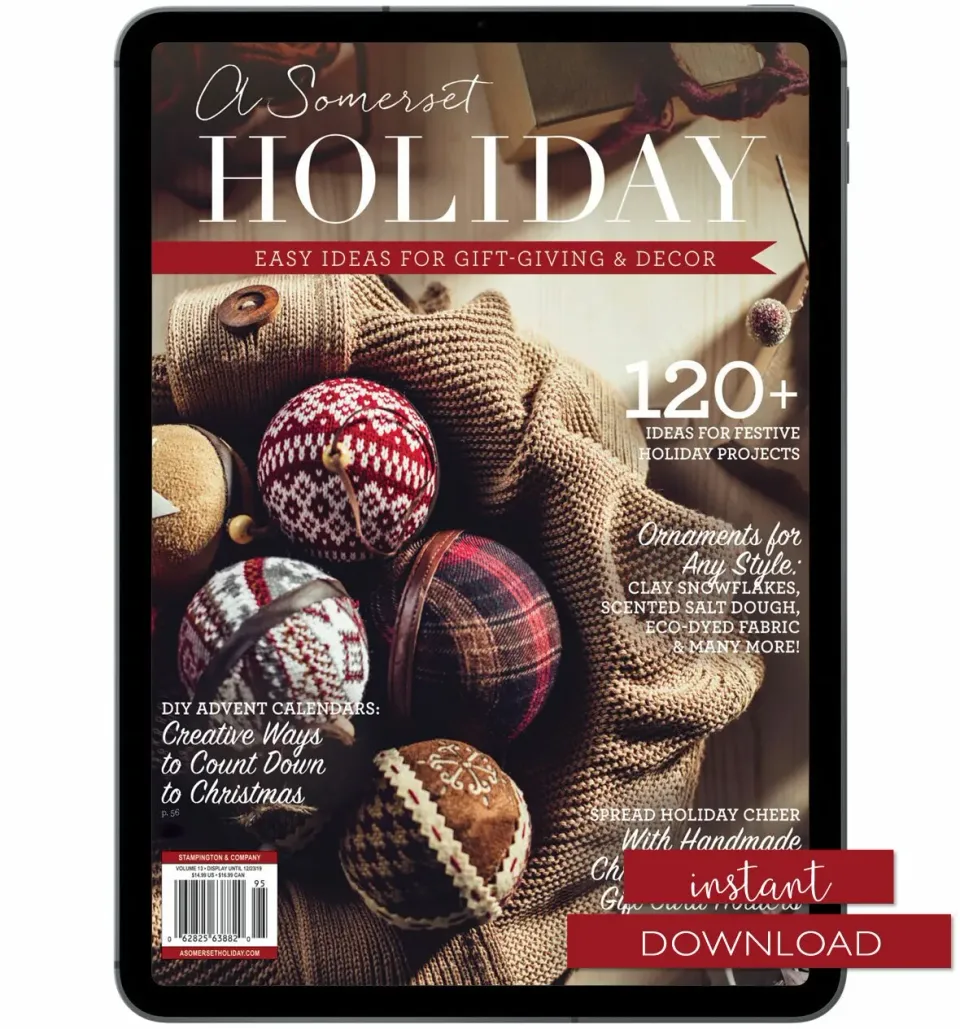 Stampington A Somerset Holiday 13 e-blad PDF-nedlasting jul