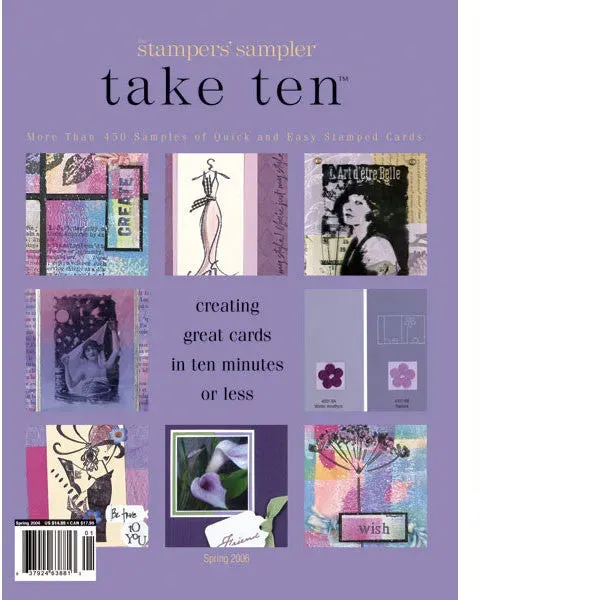 Stampington Take Ten Spring 2006 blad enkeltutgave kort