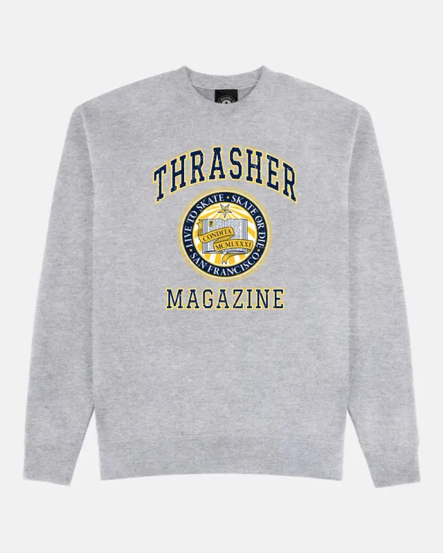 Thrasher Dropout genser Ash Grey standard