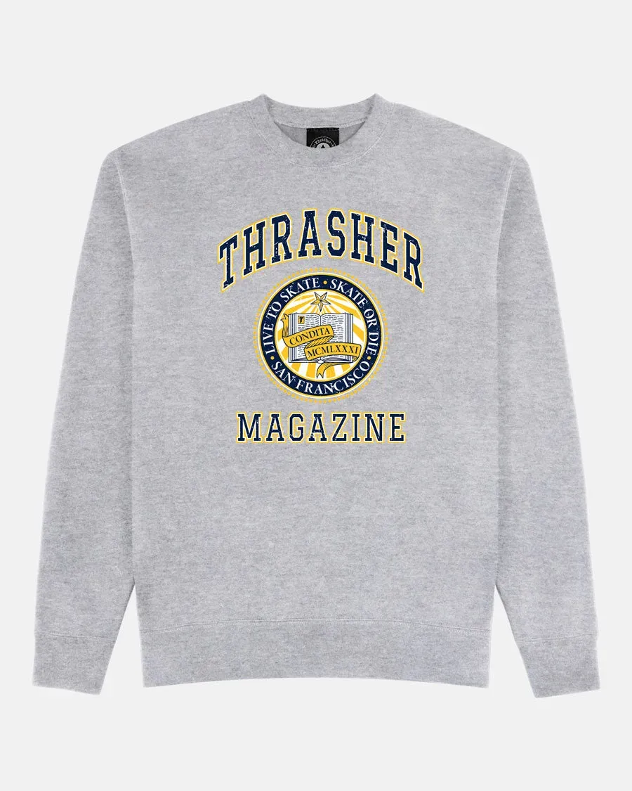 Thrasher Dropout genser Ash Grey standard