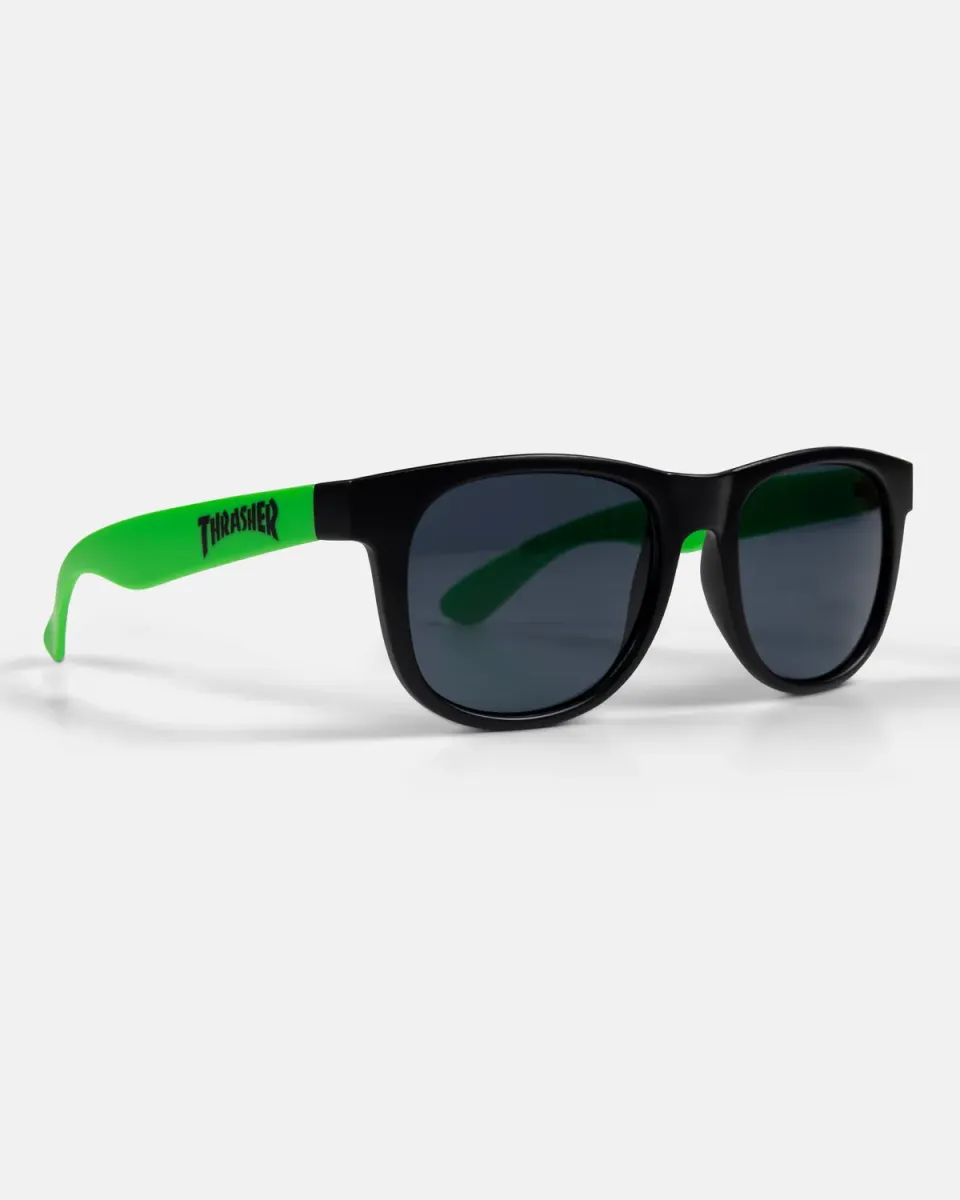 Thrasher neongrønne solbriller UV400