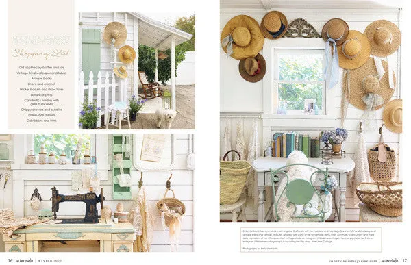 Stampington In Her Studio Winter 2020 blad PDF atelier