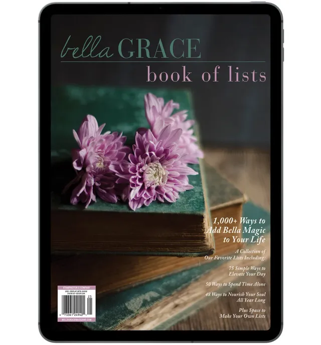 Bella Grace Book of Lists Volume 1 e-blad PDF inspirasjon