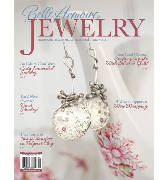 Stampington Belle Armoire Jewelry Winter 2021 blad smykkelaging