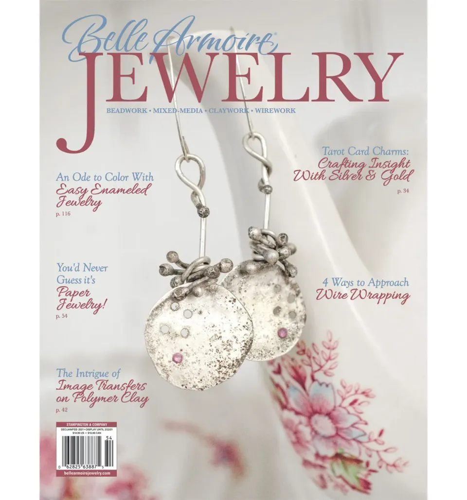 Stampington Belle Armoire Jewelry Winter 2021 blad smykkelaging