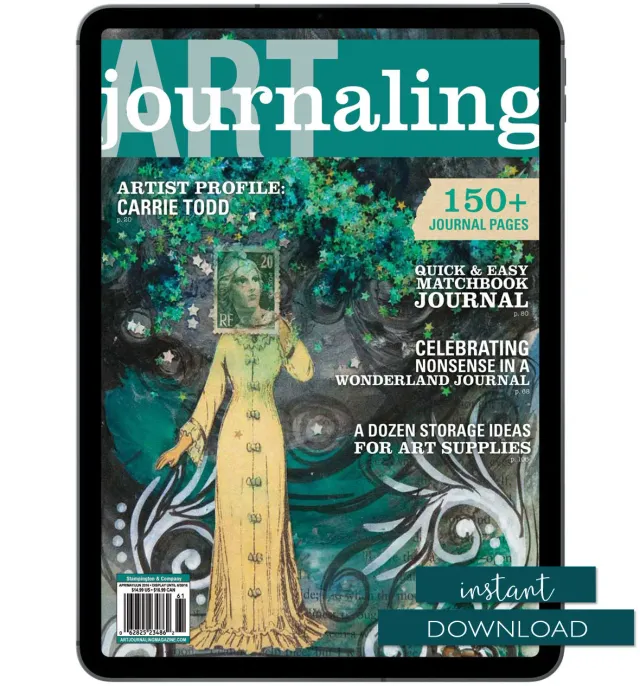 Stampington Art Journaling Spring 2016 PDF mixed media