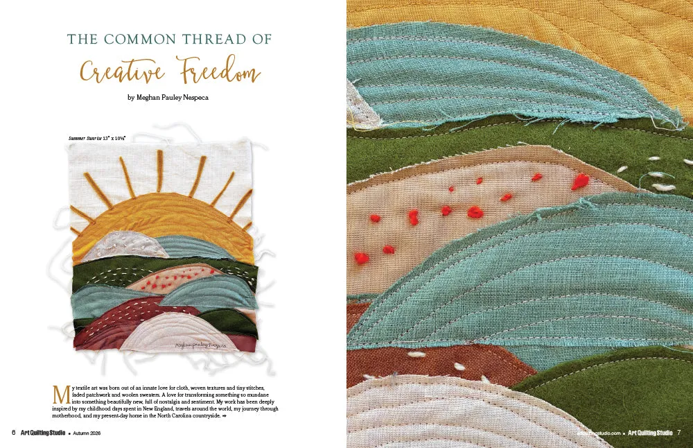 Stampington Art Quilting Studio Autumn 2026 nedlasting