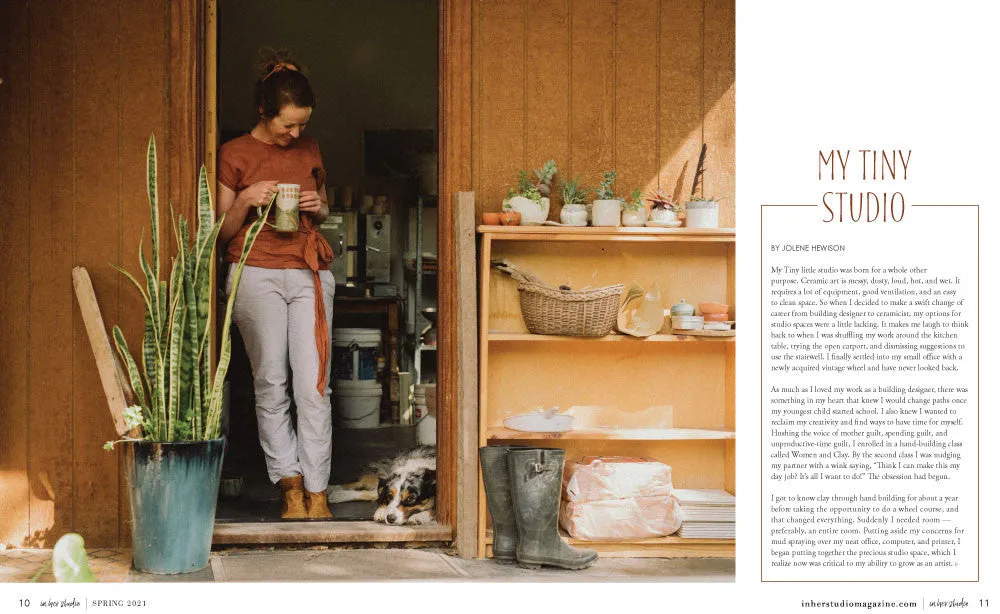 Stampington In Her Studio Spring 2021 blad digital utgave