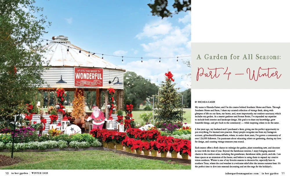 Stampington In Her Garden Vinter 2025 e-blad PDF hage