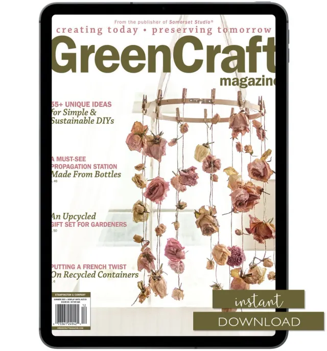 Stampington GreenCraft Summer 2021 blad PDF gjenbruk