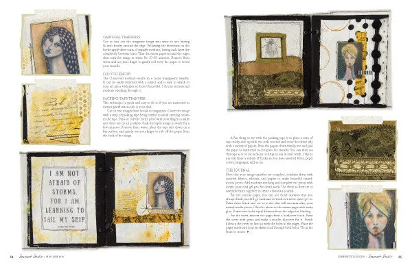 Stampington Somerset Studio mai juni 2018 blad PDF mixed media