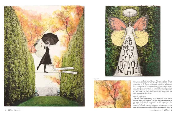 Stampington Art Journaling Spring 2016 blad digital utgave