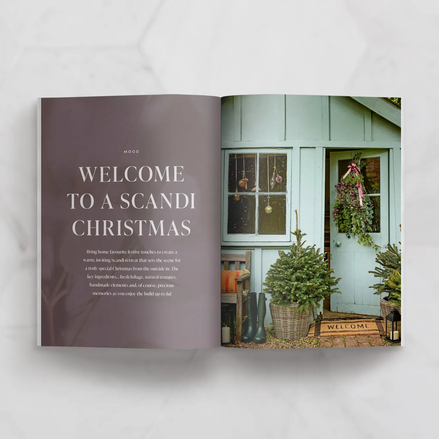 Simply Scandi Christmas Special 2023 blad papir jul