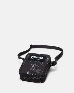 Thrasher Gonz Herschel Heritage skulderveske svart