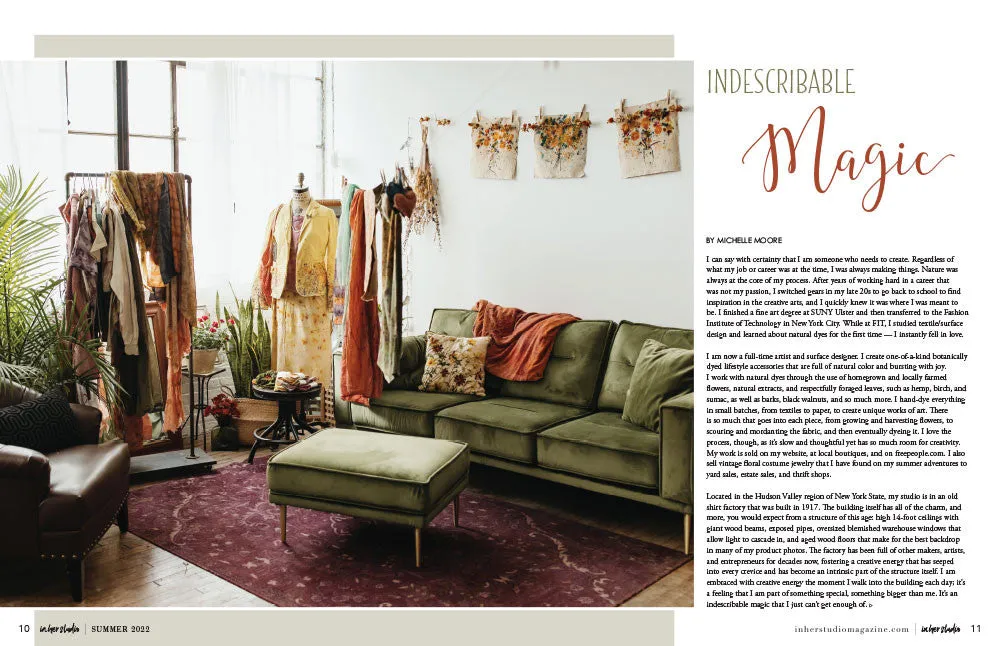 In Her Studio Summer 2022 digitalt blad nedlasting
