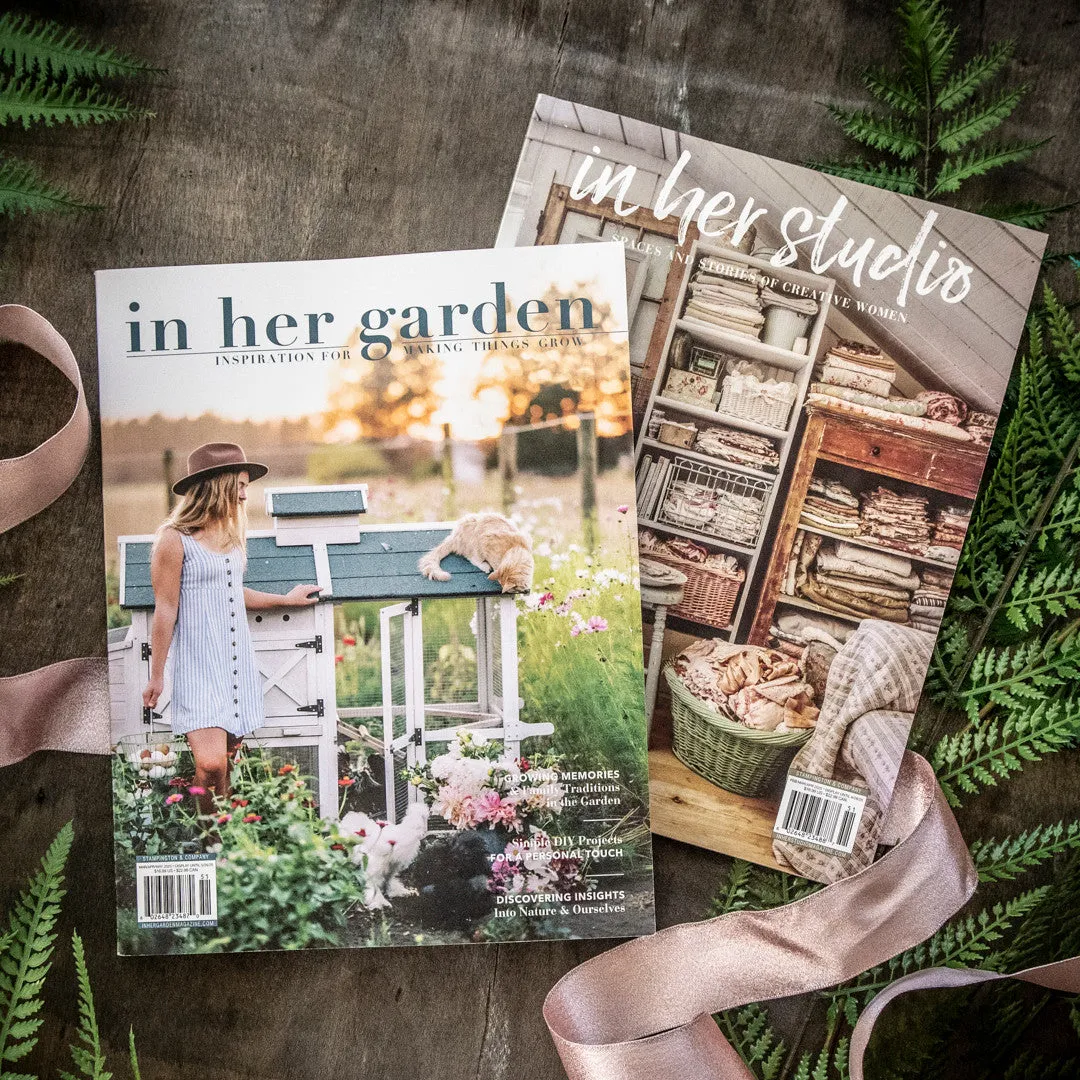 Stampington Introduction to In Her Studio Bundle blad 2-pakning