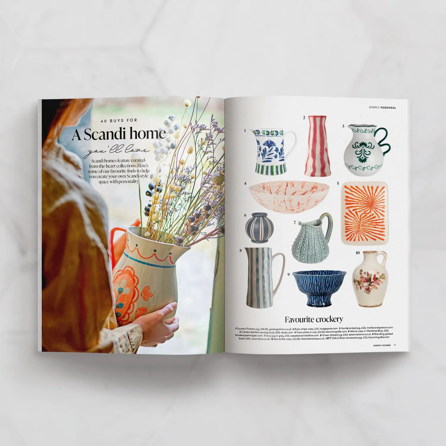 Simply Scandi Vol 17 Spring 2025 blad vår