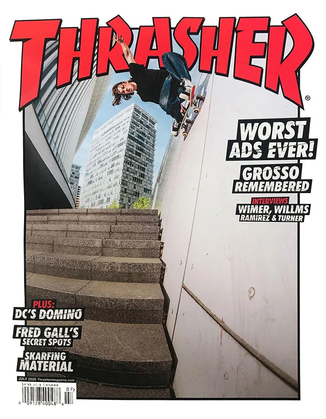 Thrasher Magazine juli 2020 blad – Grosso-minneutgaven