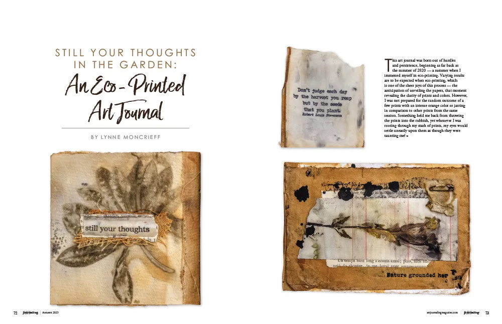 Stampington Art Journaling Autumn 2023 blad 144 sider