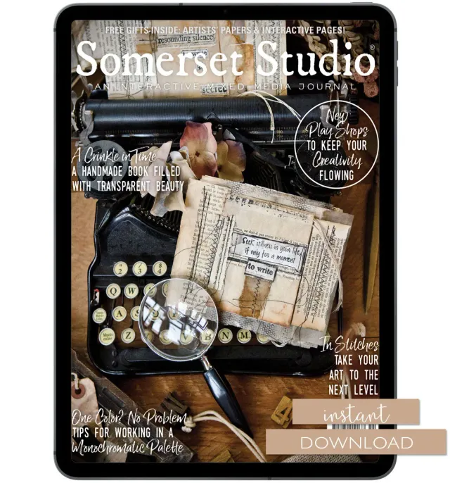 Stampington Somerset Studio Spring 2020 blad PDF nedlasting