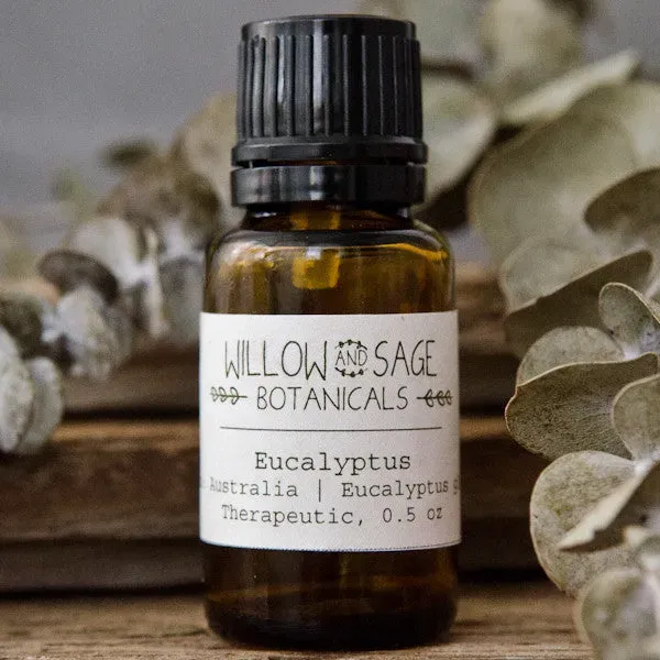 Willow and Sage Eucalyptus eterisk olje 0,5 oz