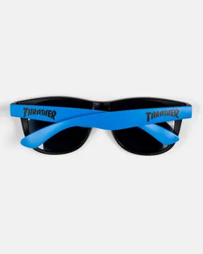 Thrasher Neon Blue solbriller neonblå UV400
