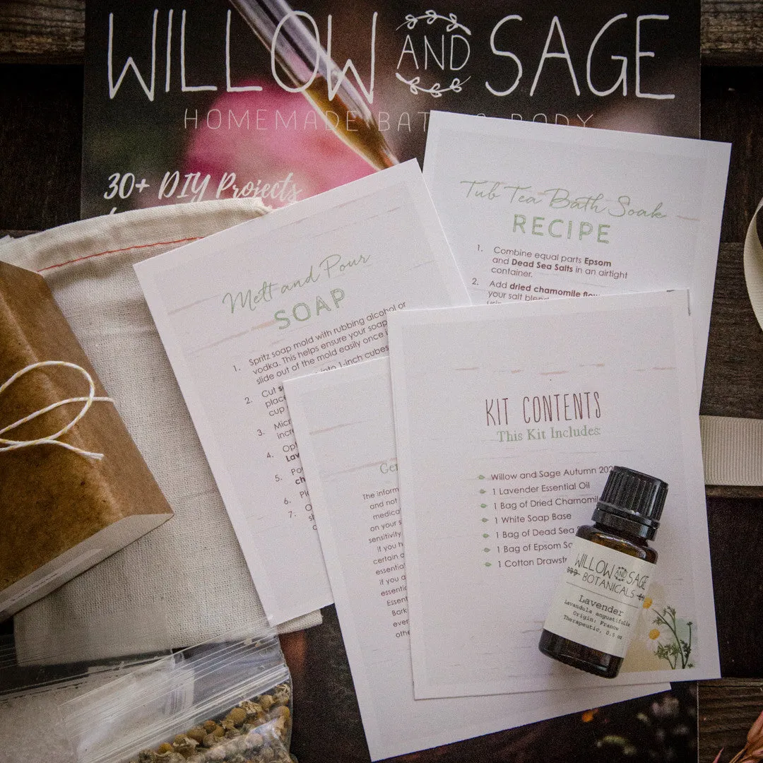 Stampington Willow and Sage Chamomile Lavender Starter Set diy-sett