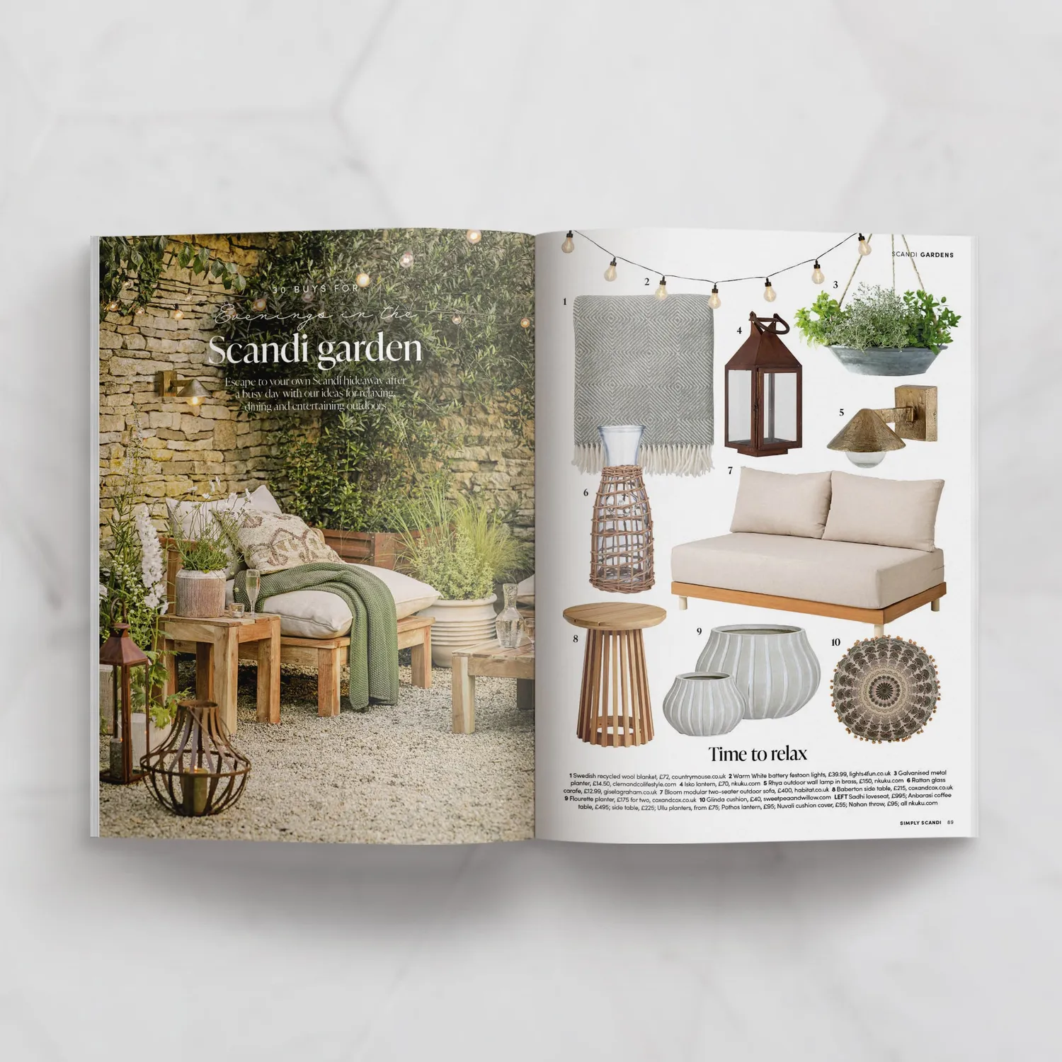 Simply Scandi Vol 18 Summer 2025 blad sommerhus