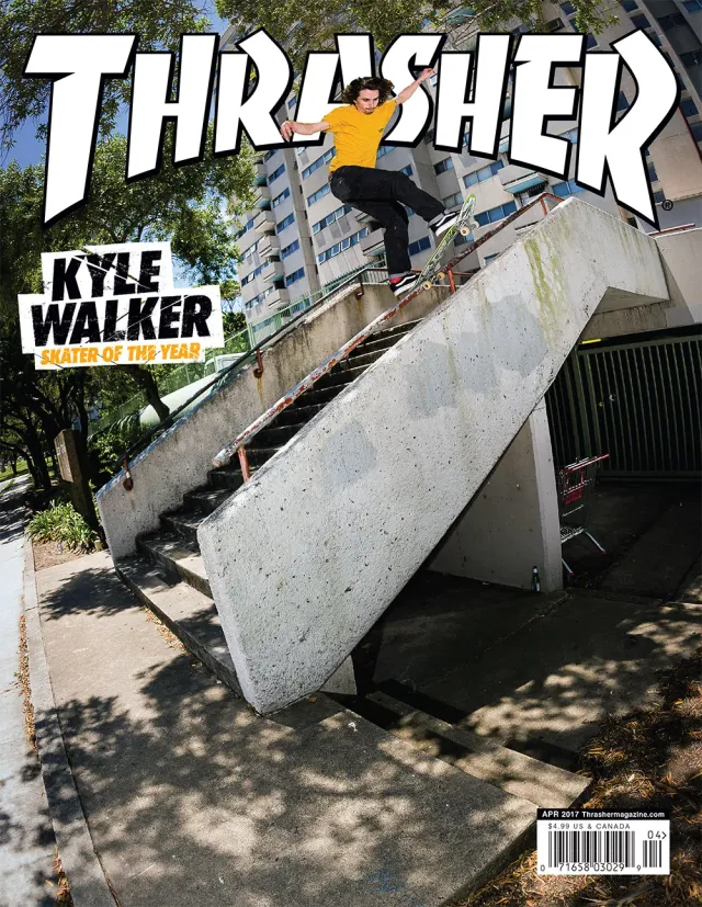Thrasher Magazine April 2017 skateblad