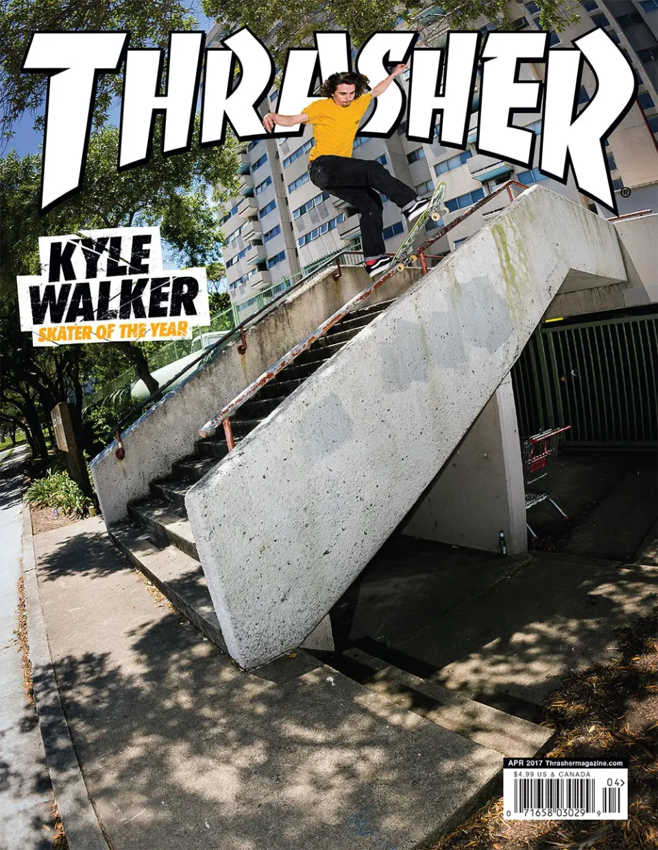 Thrasher Magazine April 2017 skateblad