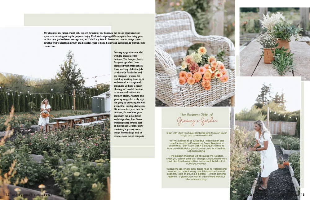 Stampington In Her Garden Summer 2023 blad digital hage