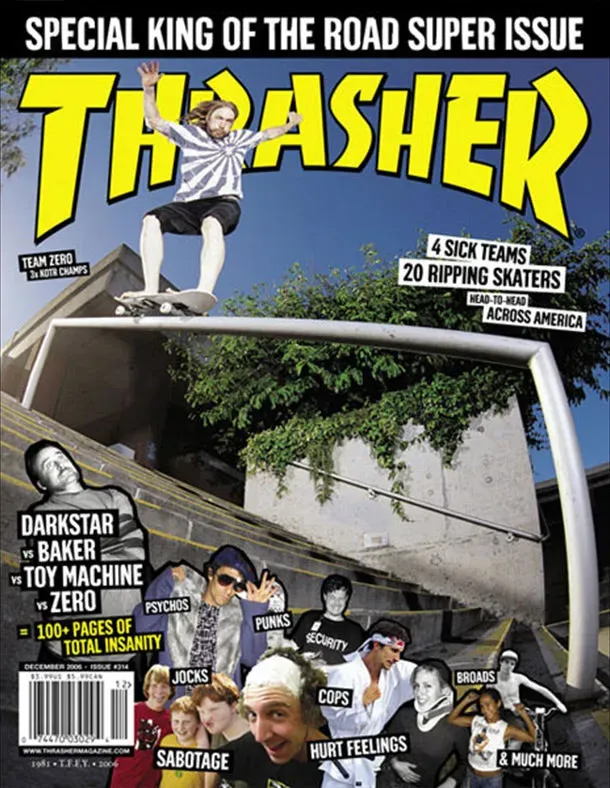 Thrasher blad desember 2006 King of the Road