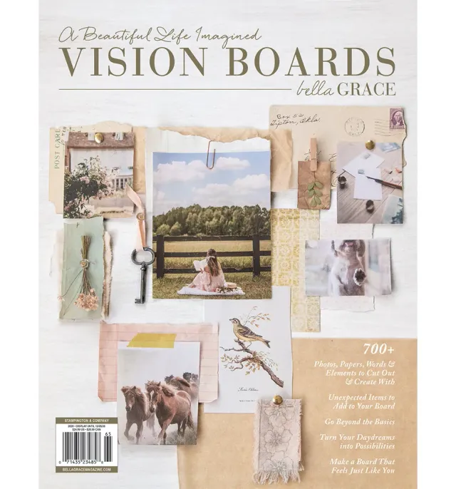 Stampington Vision Boards blad nr 1 176 sider klippark