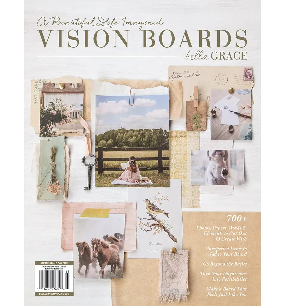 Stampington Vision Boards blad nr 1 176 sider klippark