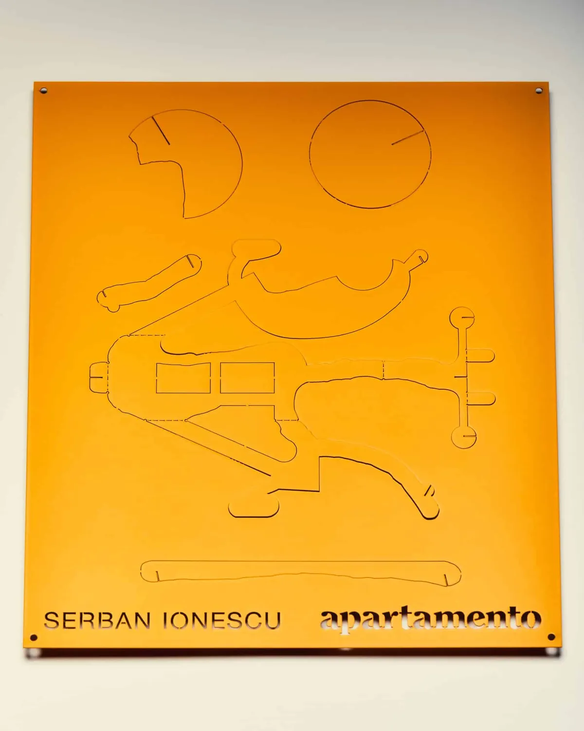 Apartamento Serban Ionescu miniatyrer stål limited edition