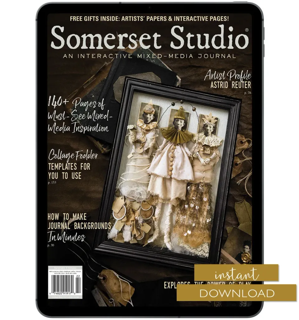 Stampington Somerset Studio Summer 2022 e-blad PDF-nedlasting